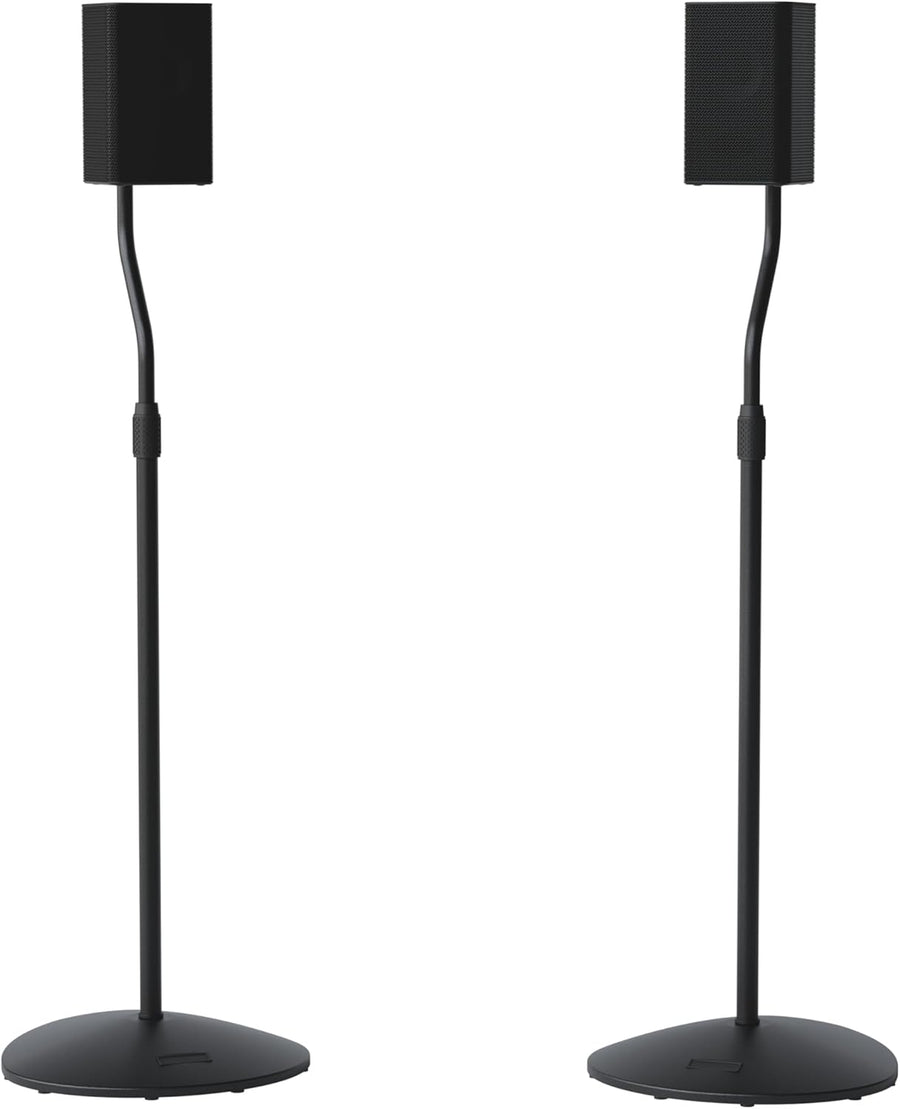 Speaker Stands Adjustable Height 28 to 38 Inch Steel Pair