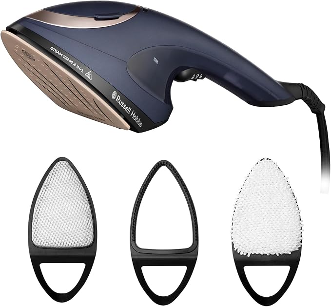 2 in 1 Handheld Clothes Steamer Iron Fast Heat Ceramic Soleplate