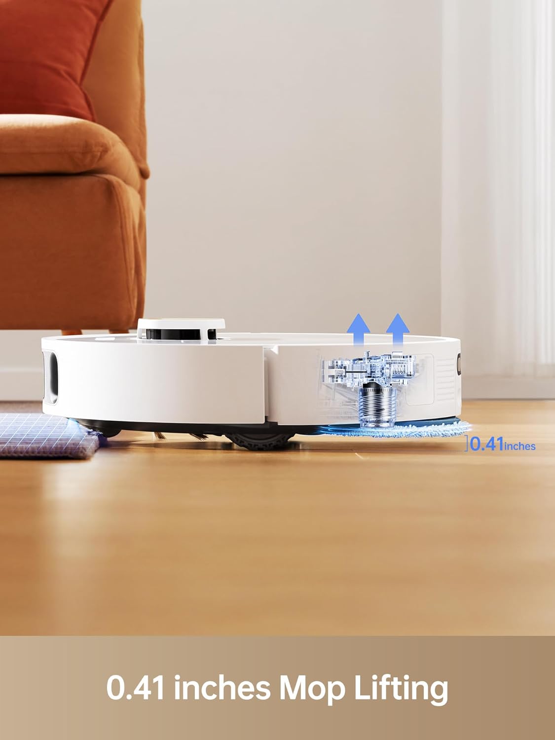 Robot Vacuum Mop Self Empty 7000Pa LiDAR Hot Wash Smart Clean