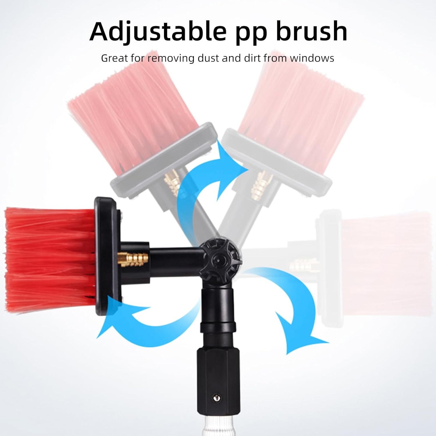 Solar Panel Cleaning Brush 5 to 10M Telescopic Water Fed Pole