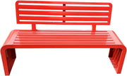 3 Seater Metal Garden Bench 150cm Weatherproof Outdoor Patio Seat