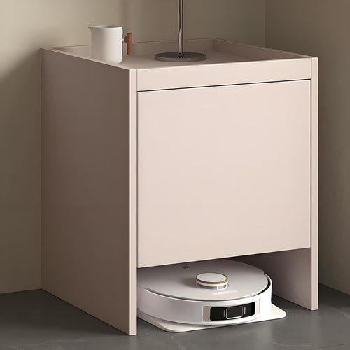 Robot Vacuum Storage Cabinet Hidden Stand Drawer Shelf Organizer