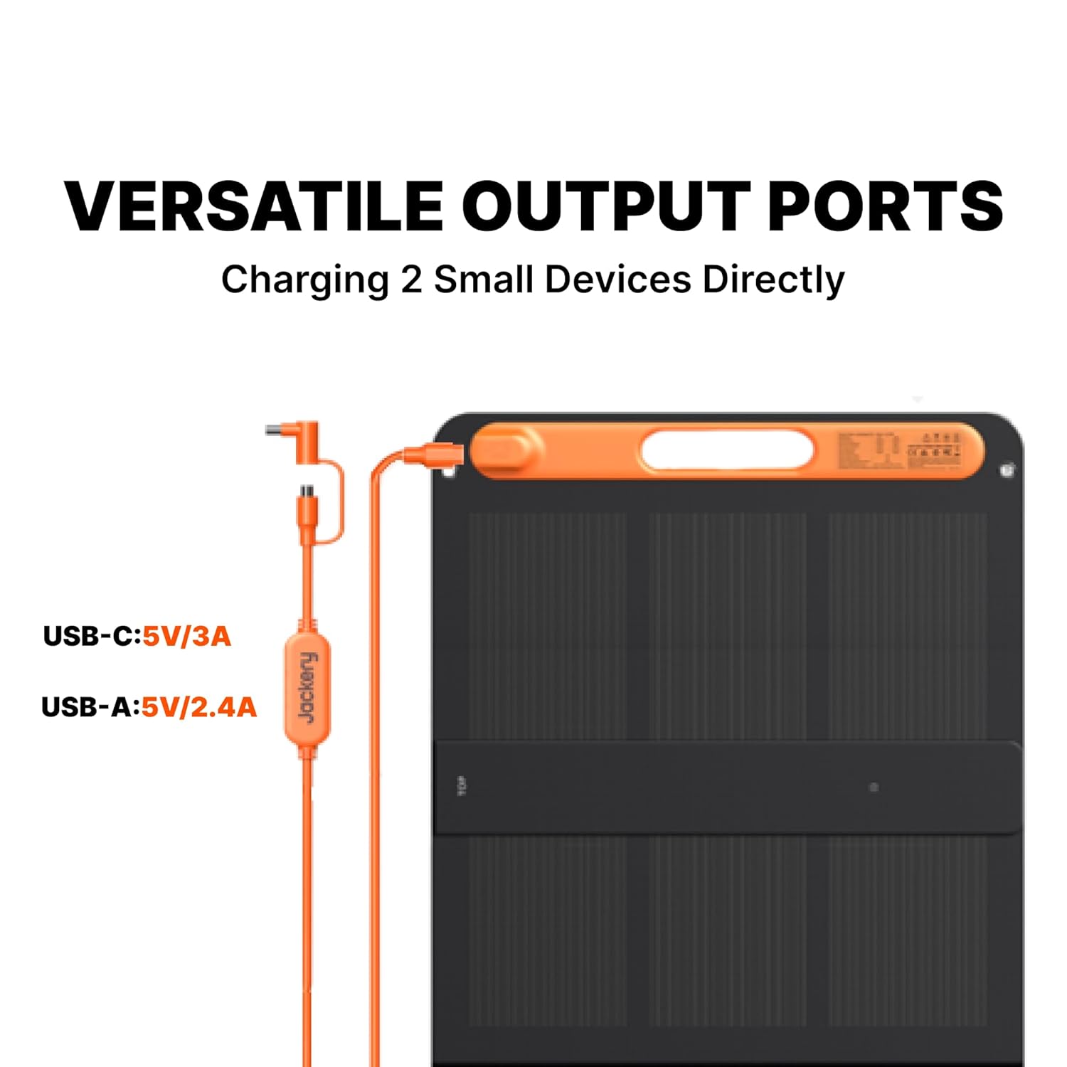 100W Portable Solar Panel Foldable Charger USB Kickstand
