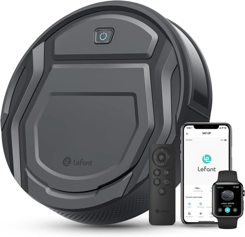 Robot Vacuum 2200Pa Slim Smart Pet Hair Cleaner Quiet