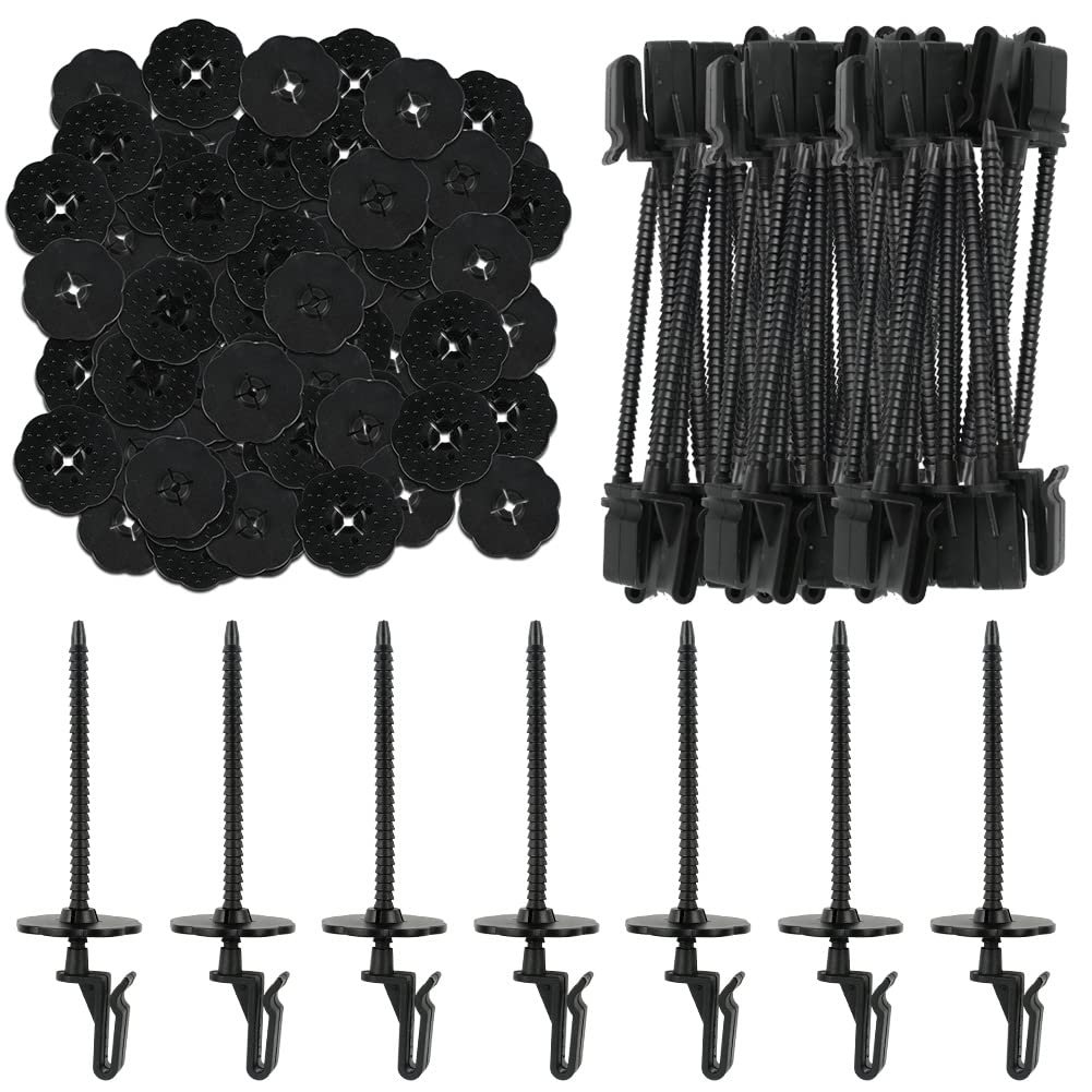 35MM Solar Panel Guard Clips 100 Pack Bird Mesh Fasteners