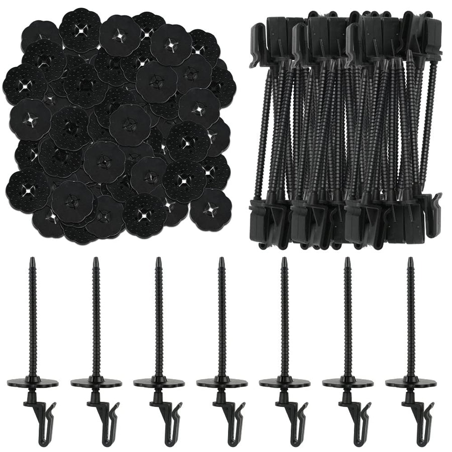 35MM Solar Panel Guard Clips 100 Pack Bird Mesh Fasteners