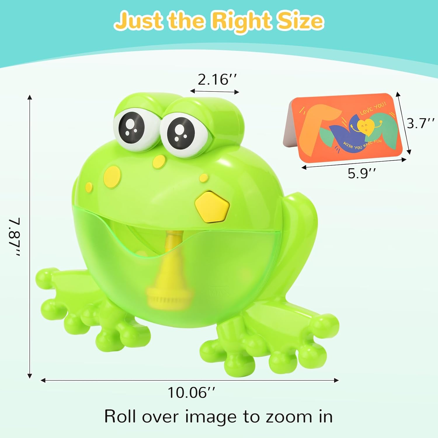 Frog Bath Bubble Toy LED Music Automatic Bubble Maker