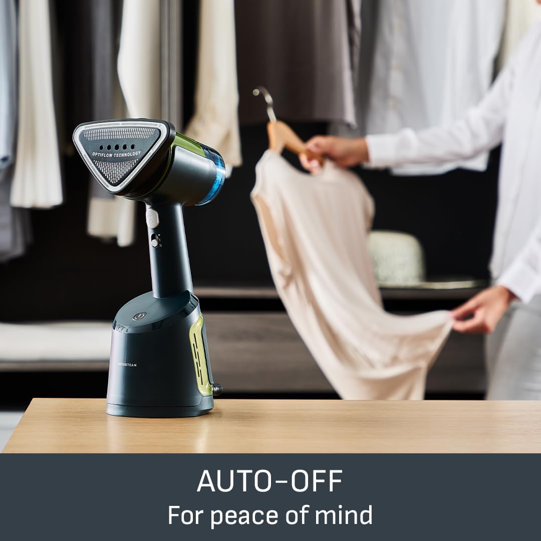 Handheld Clothes Steamer Suction Tech Heated Soleplate 30s Heat