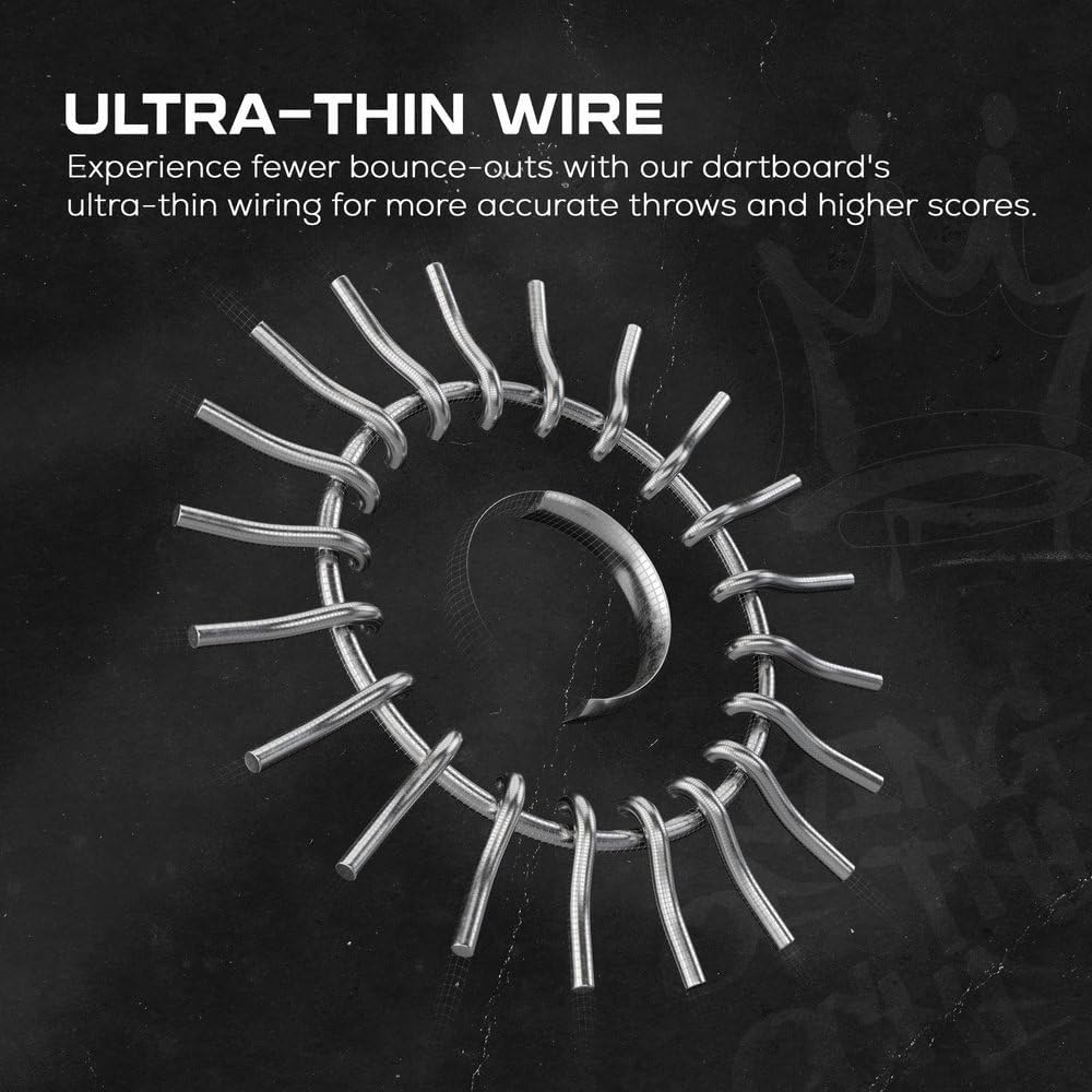 Bristle Dart Board Sisal Ultra Thin Wire Staple Free Tournament