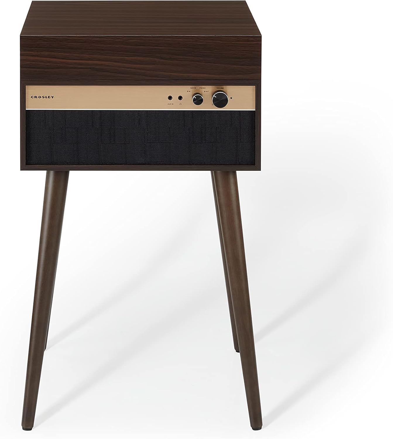 Bluetooth Record Player 3 Speed Turntable Walnut Wood Stand