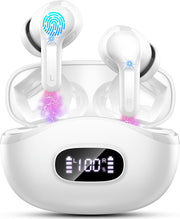 Bluetooth 5.3 Wireless Earbuds ENC Noise Cancelling 40H LED Display