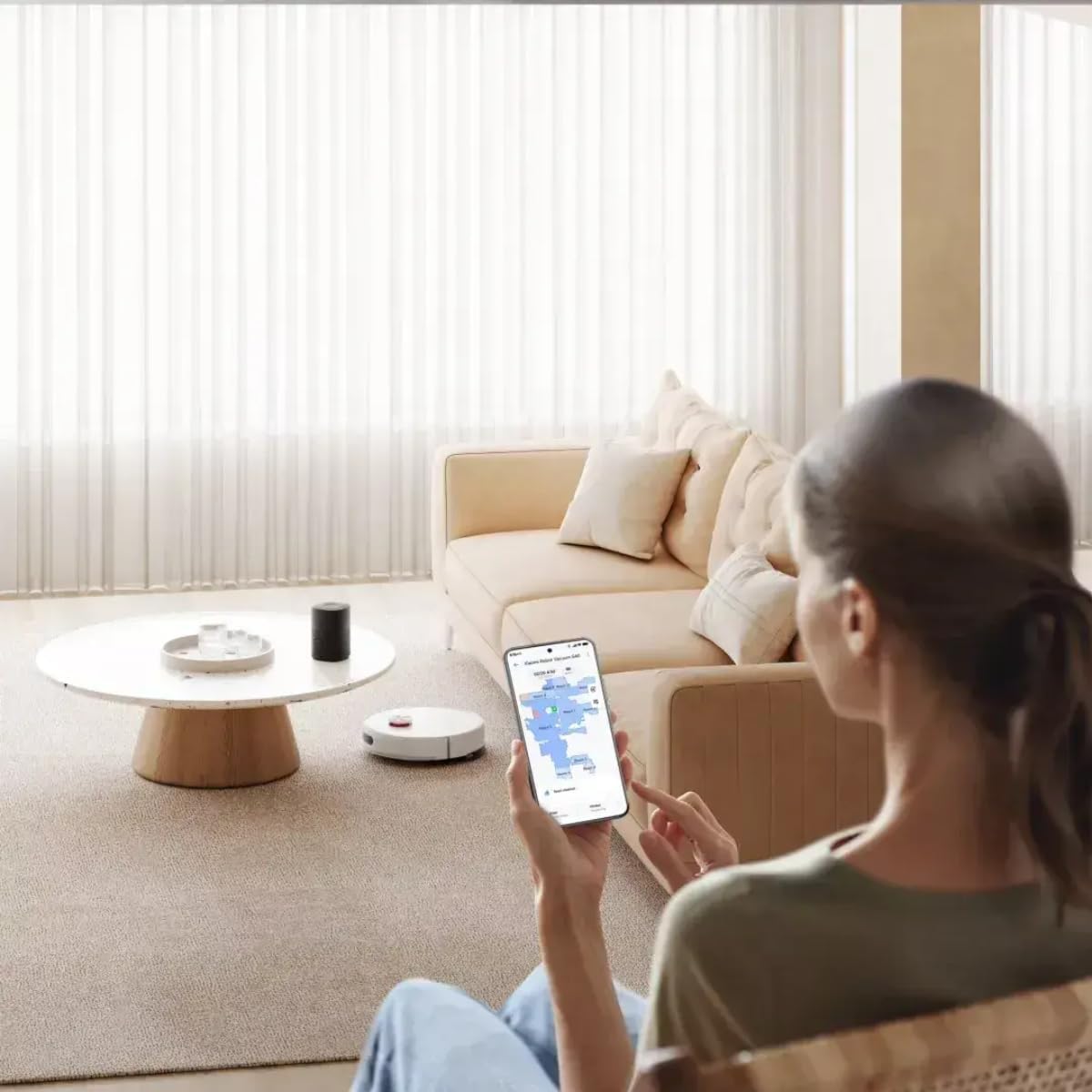 Robot Vacuum Mop Self Empty LiDAR Mapping WiFi Smart Clean