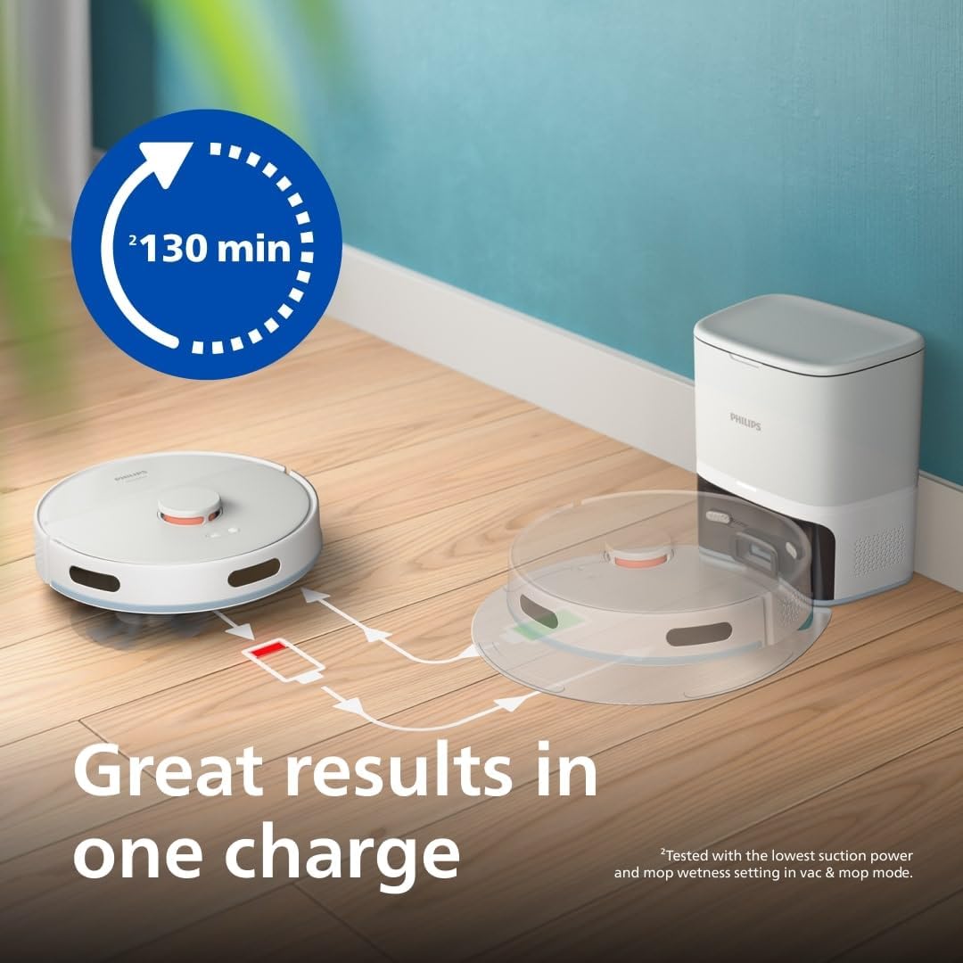 Robot Vacuum Mop Self Empty 2700Pa LiDAR 70 Day WiFi App
