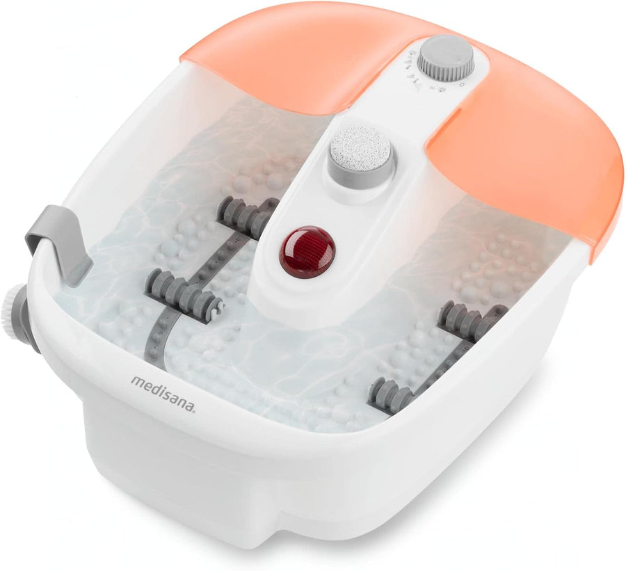 Foot Spa Bath Massager Heat Bubble Vibration Pedicure Tub