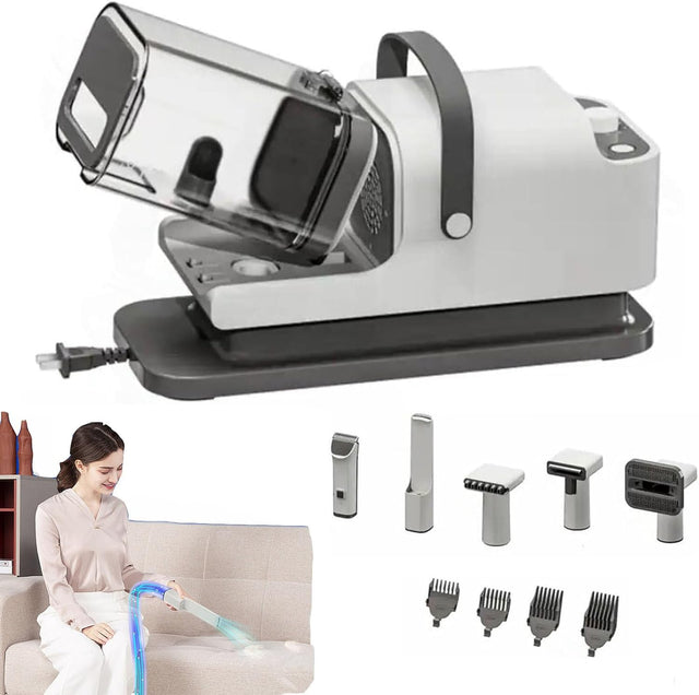 Dog Grooming Vacuum 26000Pa Clipper Nail Grinder 1.8L Kit