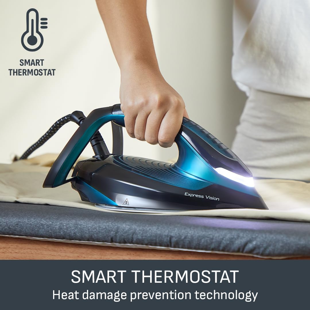 Steam Generator Iron 7 Bar 600g Steam Boost 1.8L Tank LED Tip