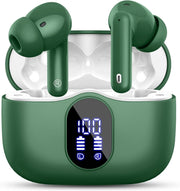 Mini Wireless Bluetooth 5.3 Earbuds ENC Mic Deep Bass 36H LED Case