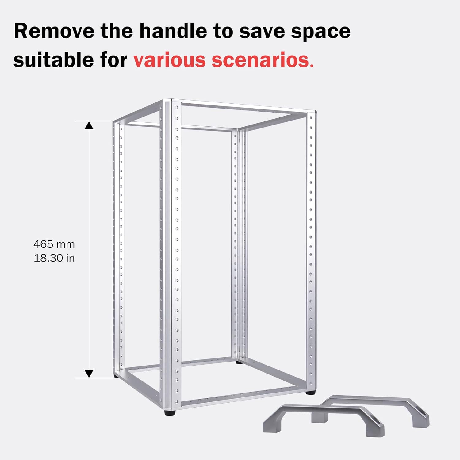 10U Open Frame Network Rack 10in Aluminium Server Rack