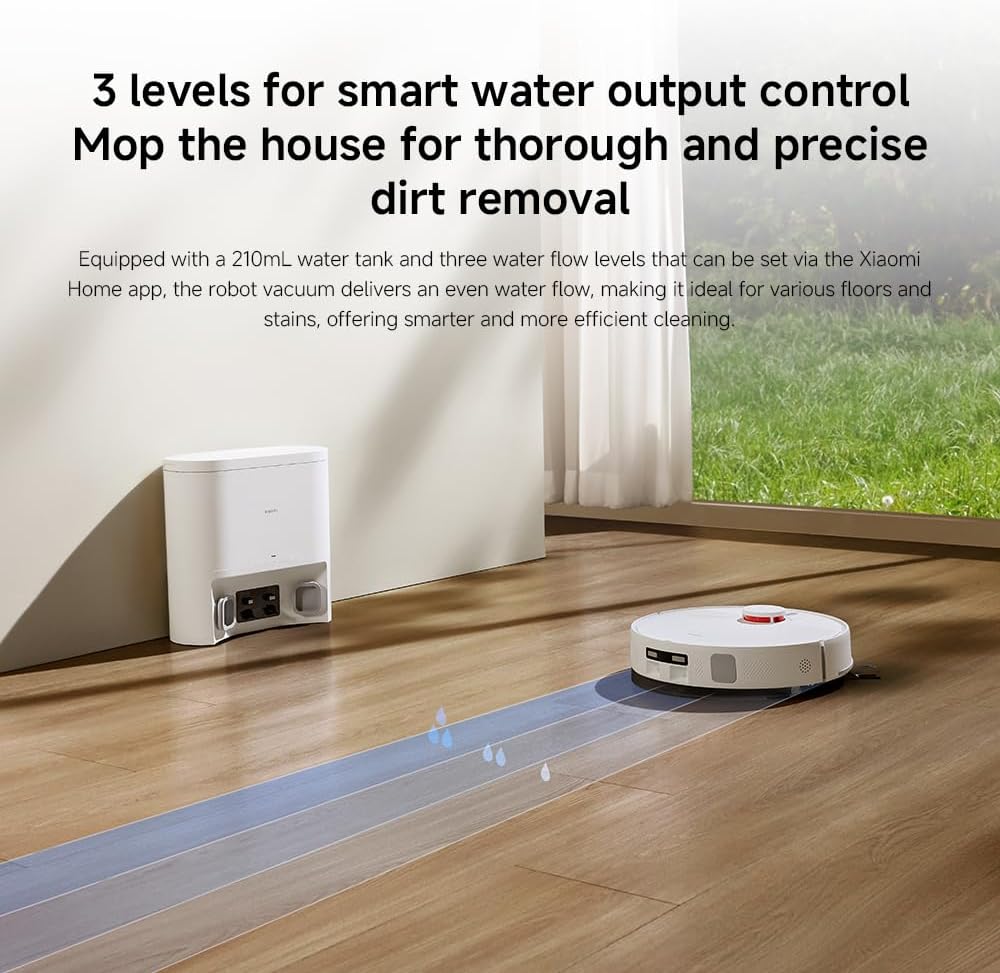 Robot Vacuum Self Empty 10000Pa LiDAR Mapping WiFi Smart Clean