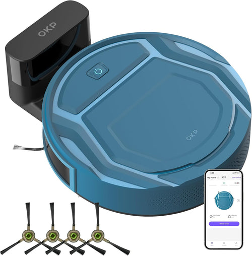 Robot Vacuum Cleaner 3000Pa Pet Hair Tangle Free WiFi App Auto Charge