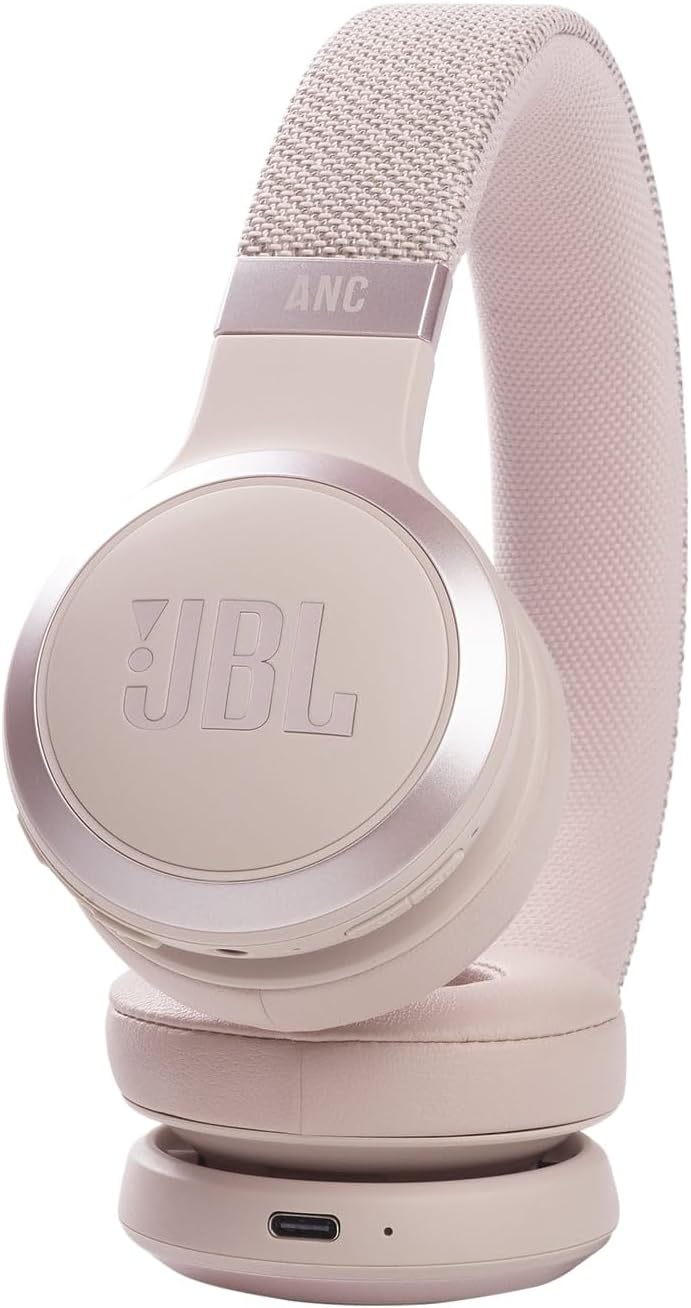 Wireless On Ear Noise Cancelling Headphones 50H Battery