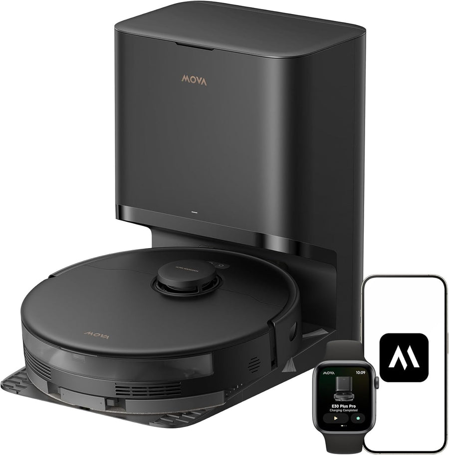 Robot Vacuum Mop 19000Pa Self Empty 90 Days Laser Mapping WiFi