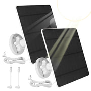 2 Pack 5W Solar Panel Charger For Battery Security Camera