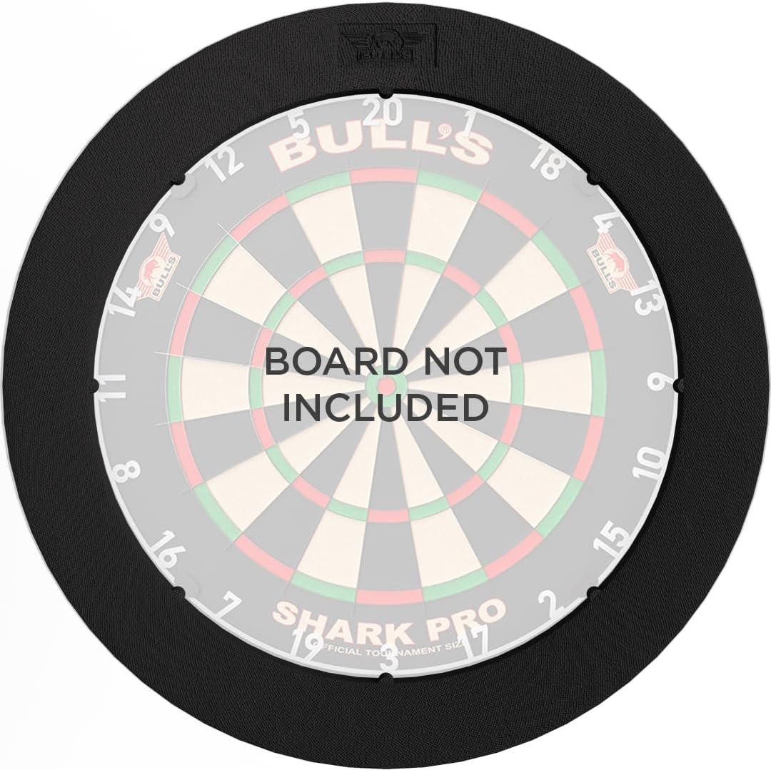 Dartboard Surround Wall Protector Black Durable Universal Easy Fit