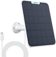 6W Solar Panel Camera Charger USB C IP65 4M Cable