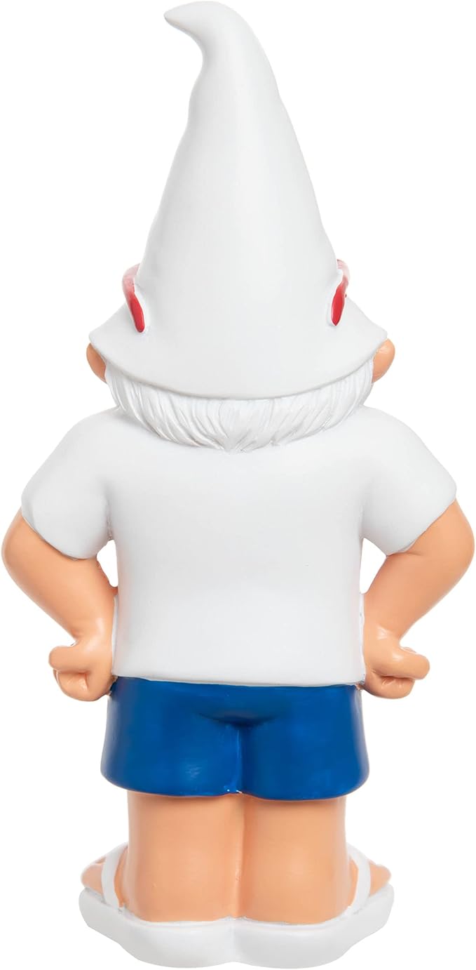 England 1982 Football Gnome 20cm Retro Kit Resin Decor