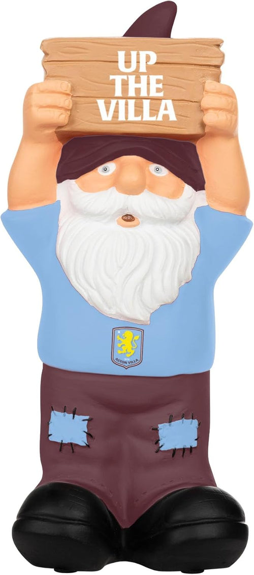 Football Gnome Garden Ornament Slogan Sign Fan Decor
