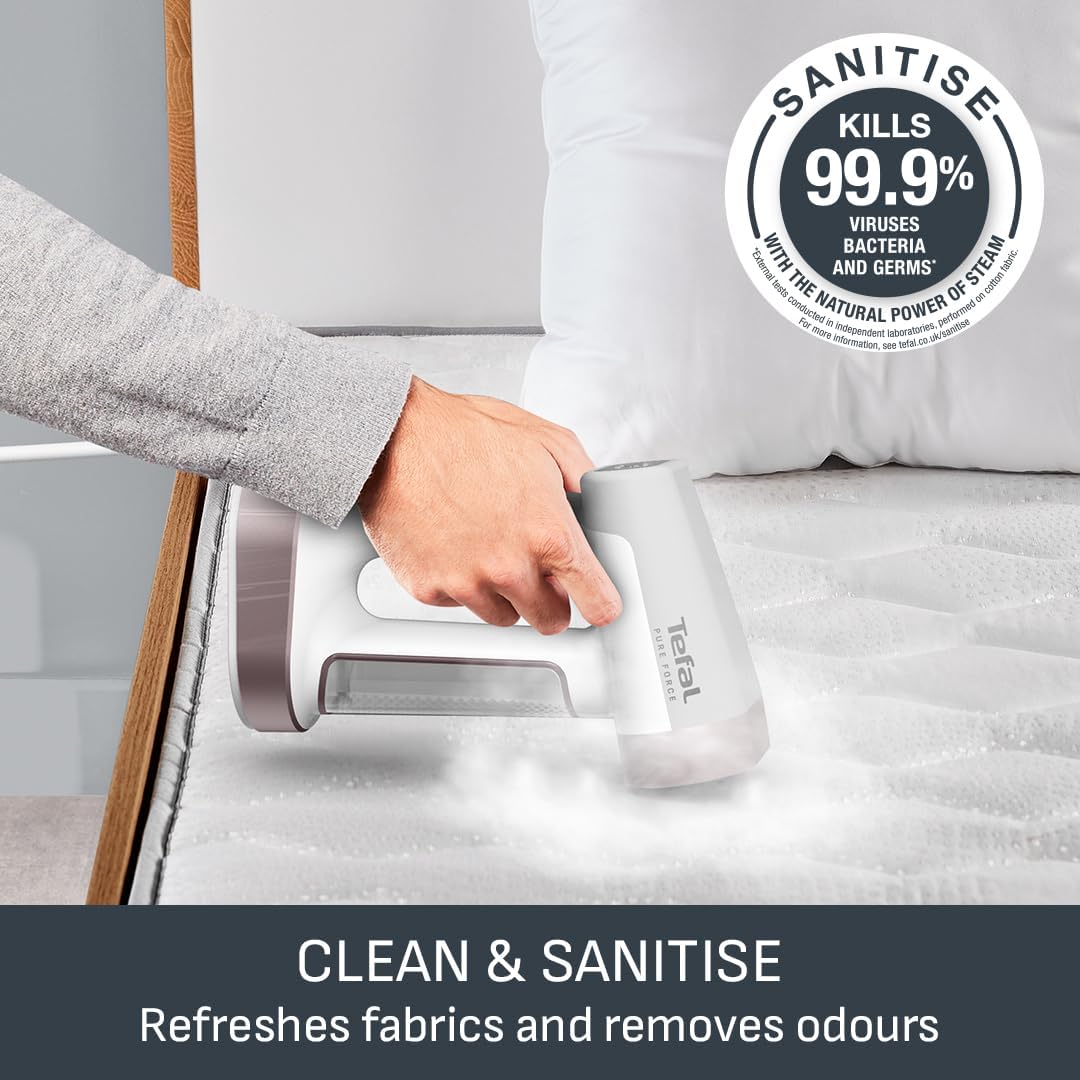 2 in 1 Clothes Steamer Iron 90g Boost Fast Heat 4 Modes LED