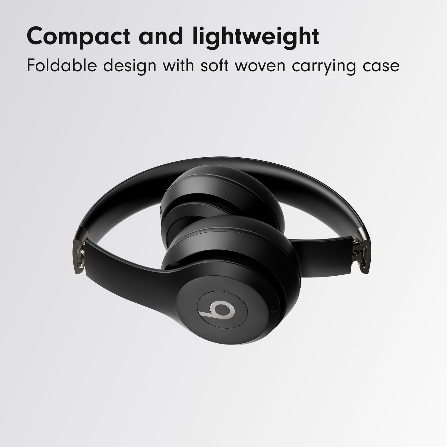 Wireless Bluetooth On Ear Headphones 50Hr Battery Fast Charge Black