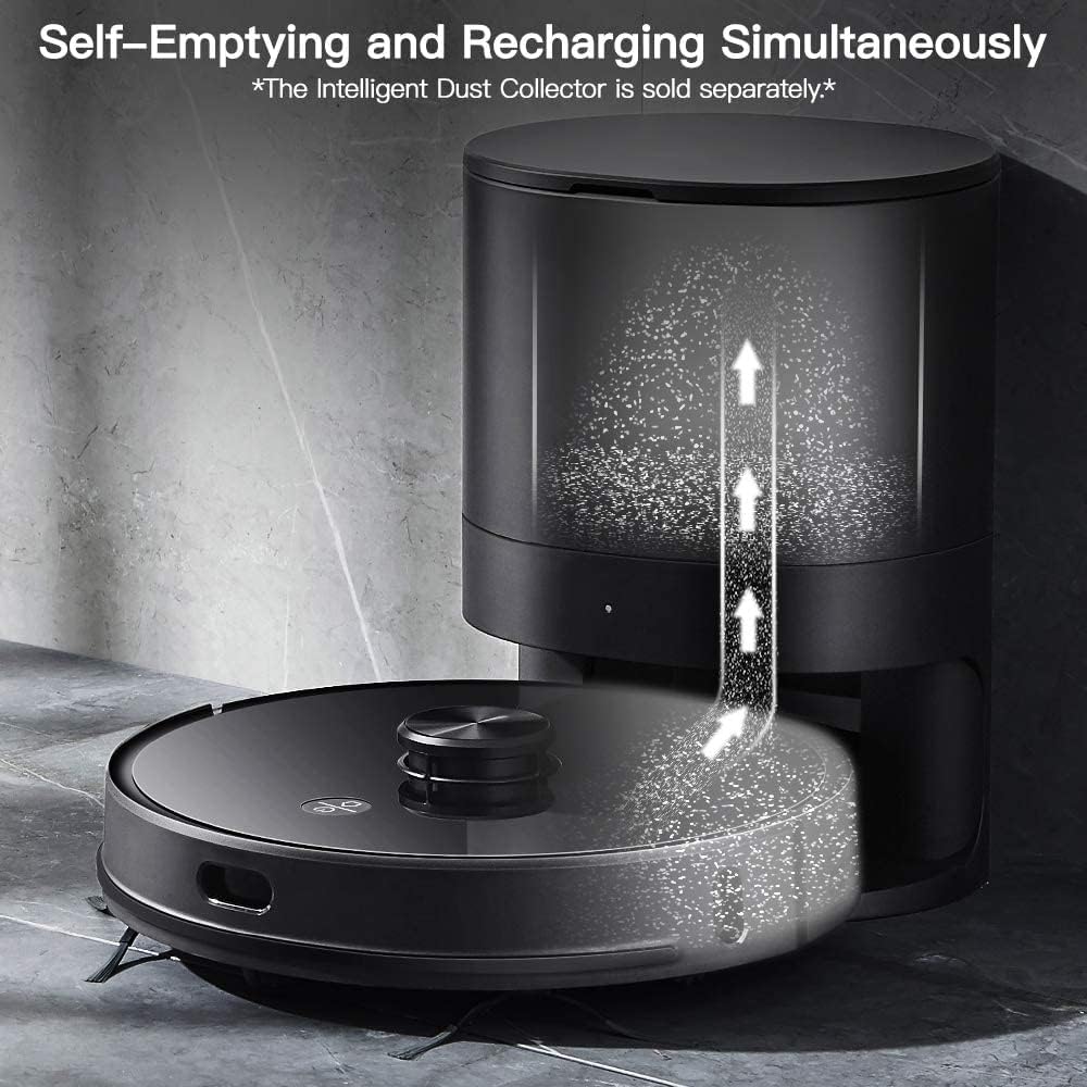 Robot Vacuum Mop 2700Pa LiDAR Mapping WiFi App Smart Clean