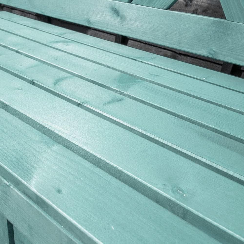 Wooden Garden Storage Bench 110L Outdoor Seat with Chest