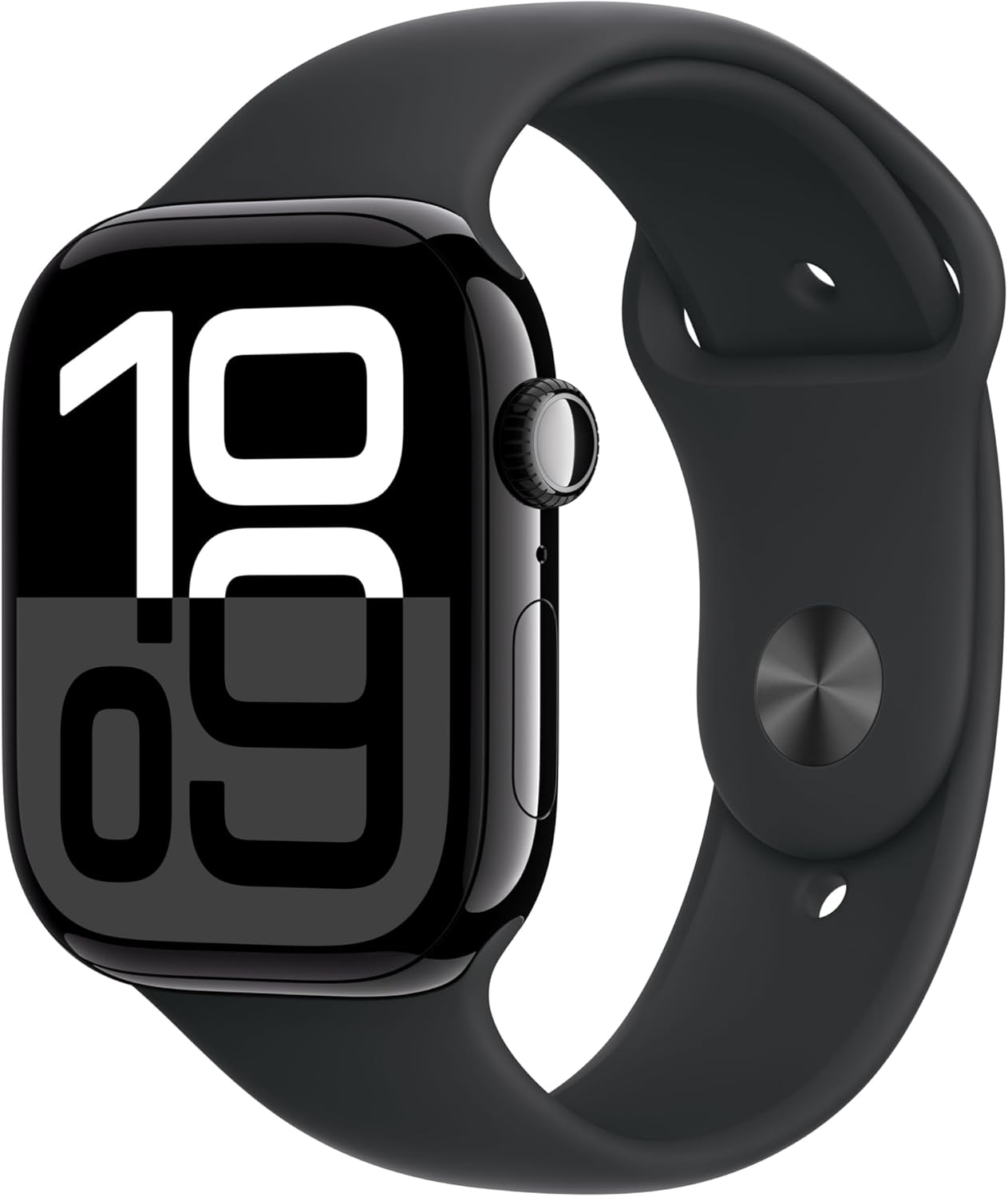 46mm GPS Smart Watch Jet Black Fitness ECG