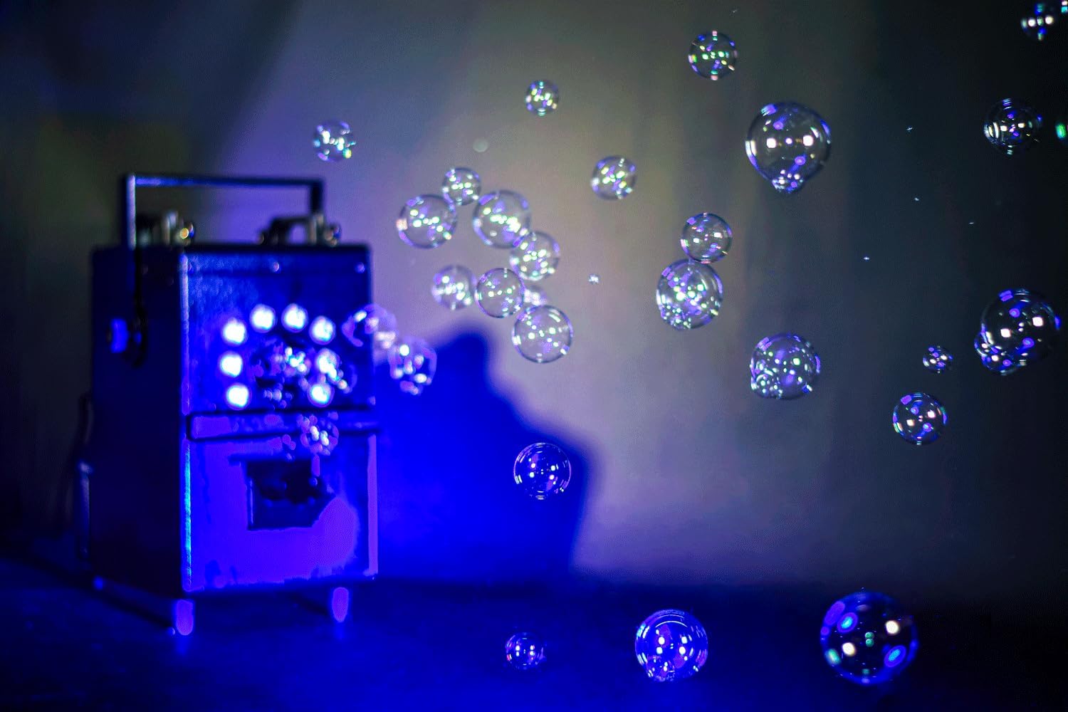 LED Bubble Fog Machine 800W DMX RGB UV Party Stage