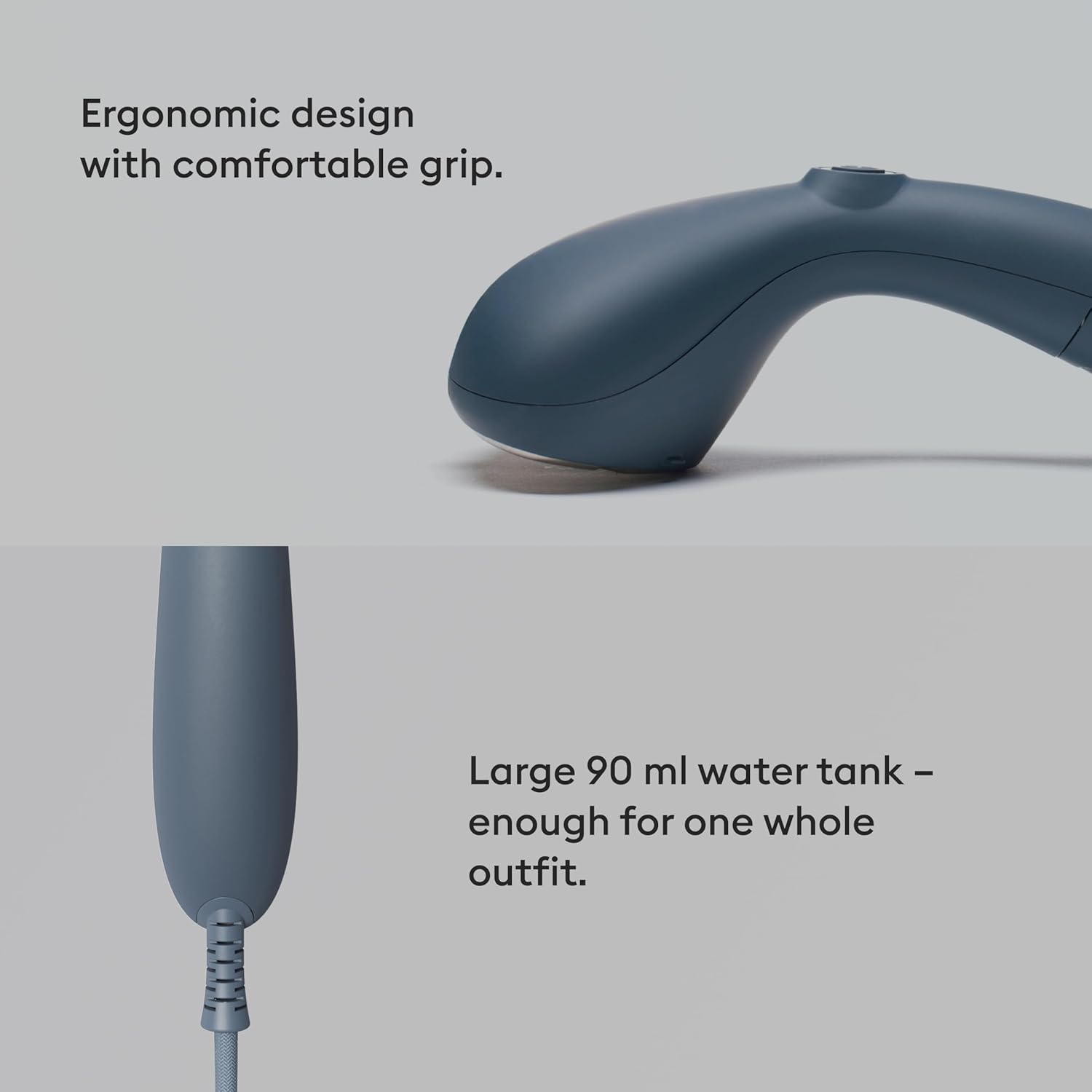 Handheld Clothes Steamer 1500W Fast Heat 25s Portable Blue
