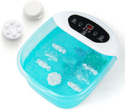 Electric Foot Spa Bath Heater Bubble Massage Roller Pedicure Tub