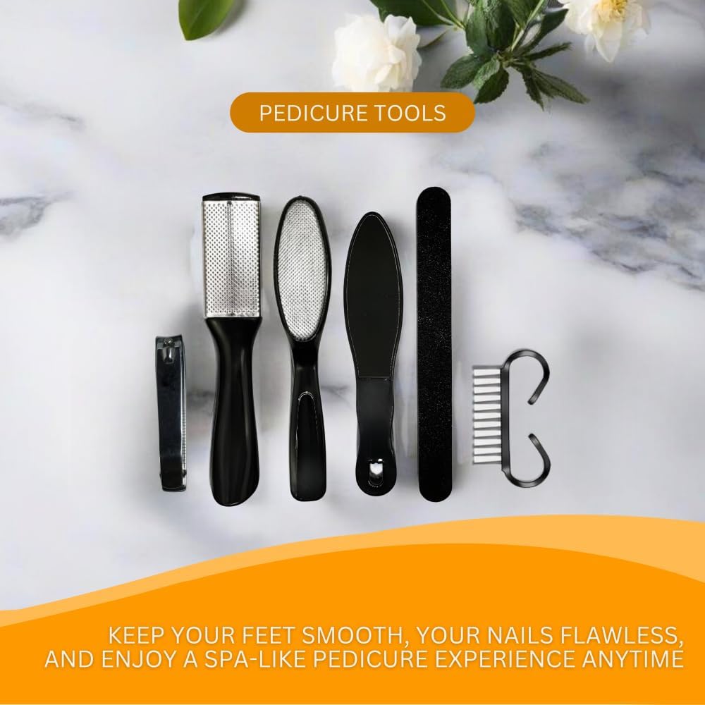 Foot Care Kit Spa Pedicure Set Peel Mask Scrub Bath Tools