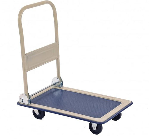 Heavy Duty Platform Hand Truck Trolley 150KG Steel Blue