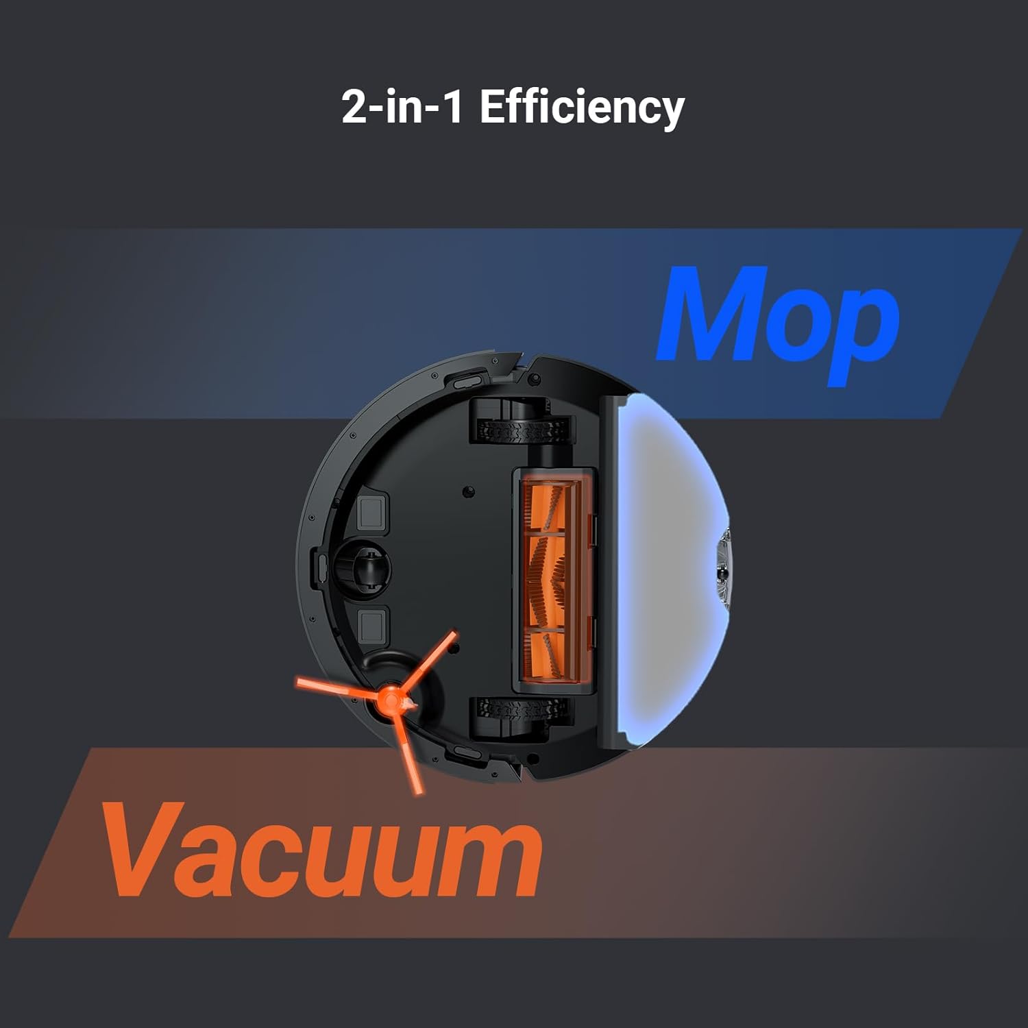 Robot Vacuum Cleaner 4000Pa Self Empty Station Smart LiDAR App Control