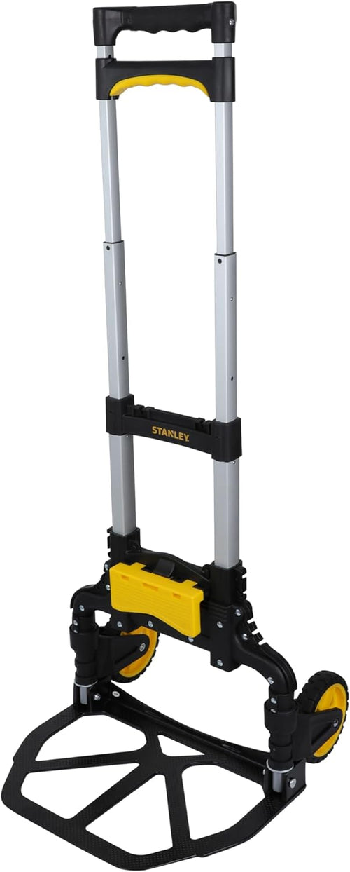 Folding Hand Truck 60KG With Basket Holder Trolley