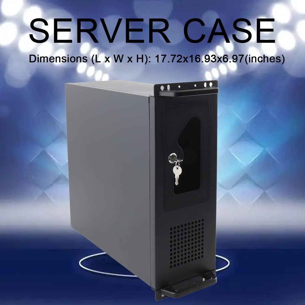 4U Wall Mount Network Cabinet Locking Door Server Rack