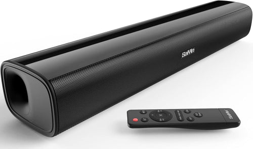 TV Soundbar 40W Surround Sound Bluetooth Optical AUX 17in