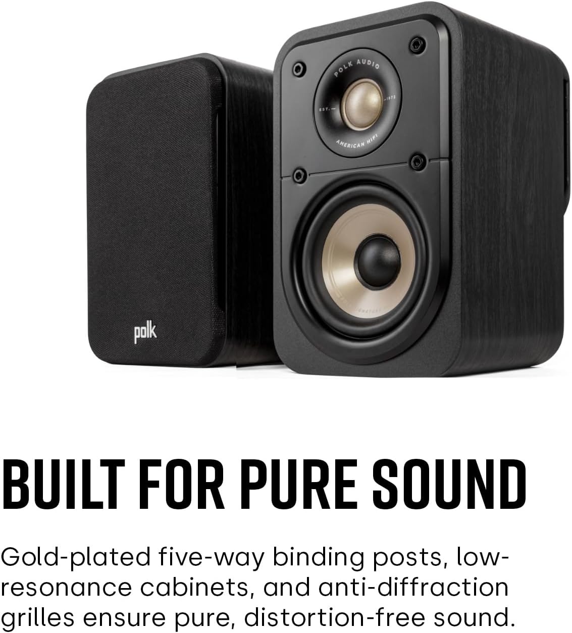 Surround Sound Speakers Pair Hi Res Dolby Atmos Wall Mount