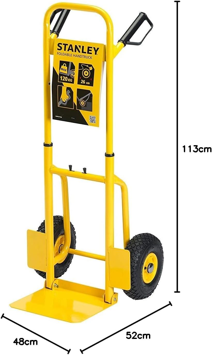 Heavy Duty Folding Hand Truck 120KG Steel Sack Barrow