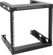 9U Wall Mount Open Frame Network Rack 19 Inch Steel