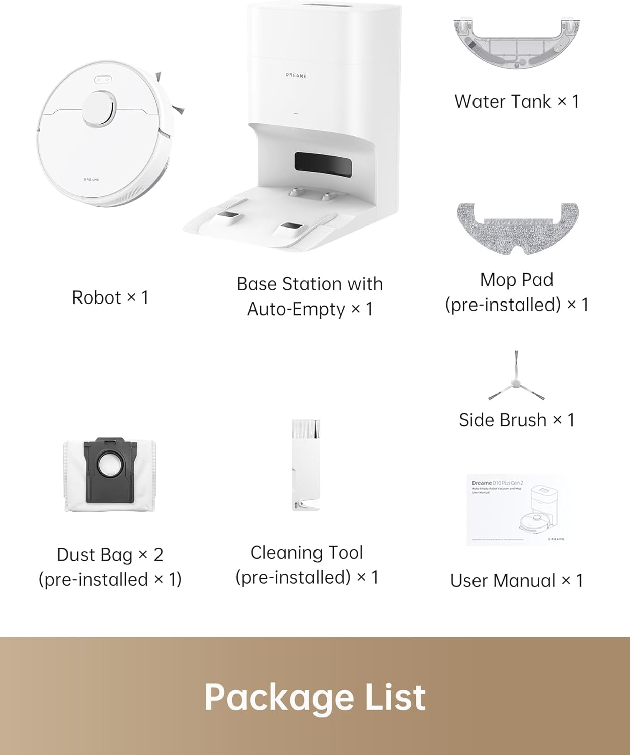 Robot Vacuum Mop 6000Pa Self Empty LiDAR Mapping 90 Day Clean