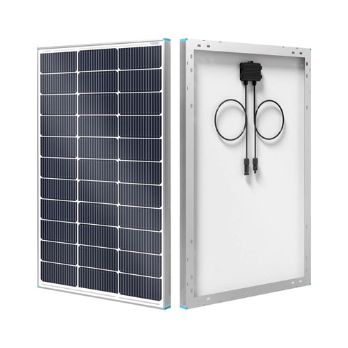 100W Solar Panel 12V N-Type 25% High Efficiency RV Battery